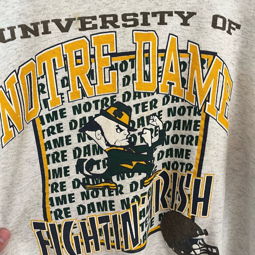 Vintage 80’s University of Notre Dame Crewneck - Picture 2 of 6